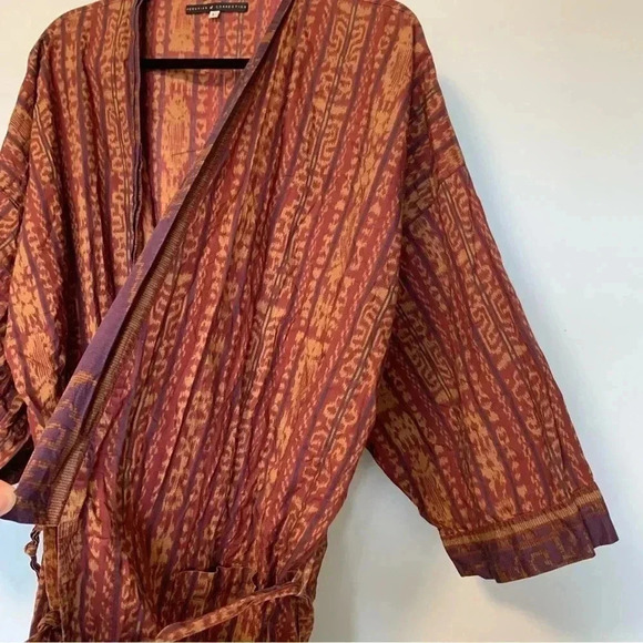 Peruvian Connection 100% pima cotton  robe with belt - Picture 4 of 7